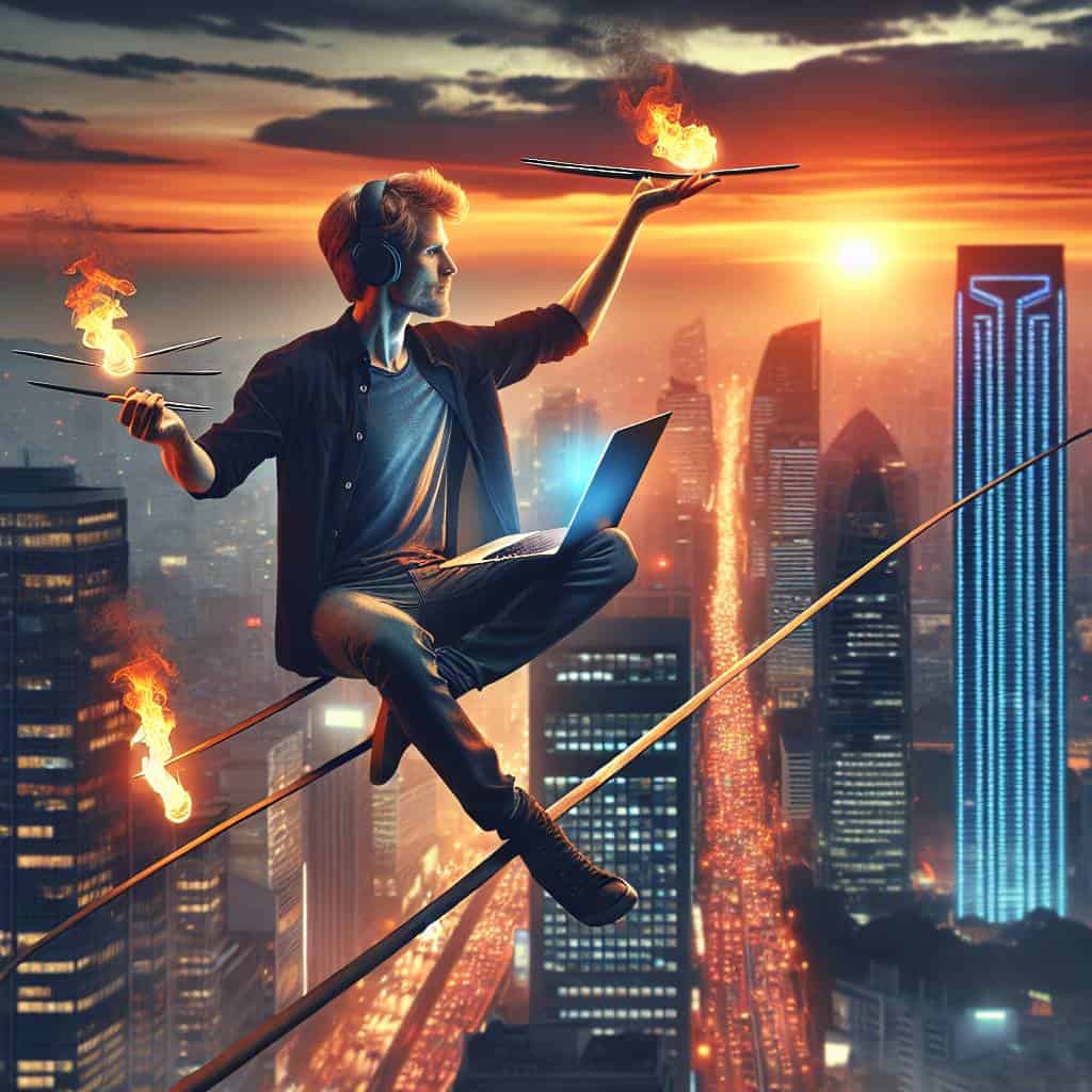 The Surreal Balancing Act: Juggling Front-End Glitter with Back-End Grit